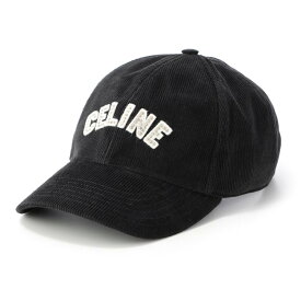 CELINE　BASEBALL　CAP　コーデュロイ　2AUX3　580W　38NO　BLACK　セリーヌ　キャップ　クロ　ブラック