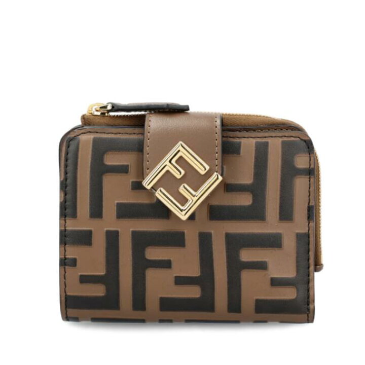 楽天市場】FENDI FF DIAMONDS WALLET 8M0490 ADYM F13VK BROWN 