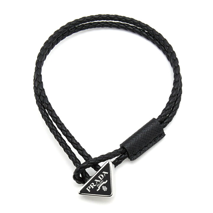楽天市場】PRADA NAPPA LEATHER BRACELET 2IB288 038 F0002 NERO AR 