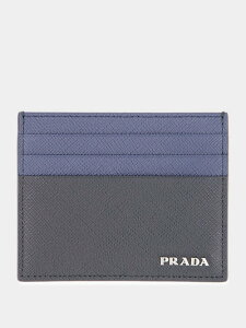 PRADA�@SAFFIANO CARD HORDER�@2MC025�@2FPJ�@F0G52�@NERO/BALTICO�@�v���_�@�����Y�@�J�[�h�z���_�[�@�J�[�t�@�N���@�u���[