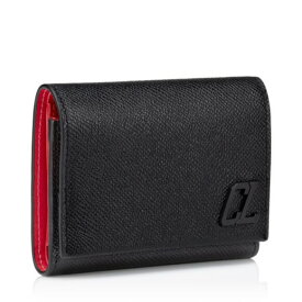 CHRISTIAN LOUBOUTIN　GROOVY TRI WALLET　3245110　CM53　BLACK　クリスチャンルブタン　レディース　3つ折りサイフ　コンパクトウォレット　グルービー　ブラック