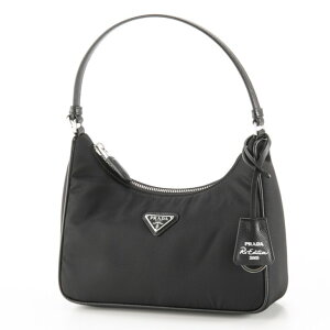 PRADA�@RE-NYLON AND SAFFIANO MINI BAG�@1N204M�@R064�@F0002�@NERO�@�v���_�@�i�C�����@�V�����_�[�o�b�O�@�N���@�u���b�N