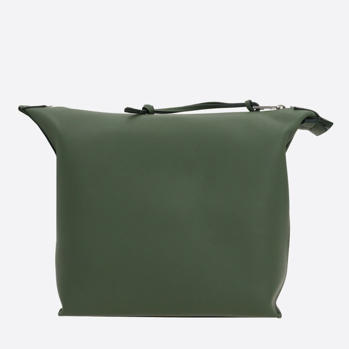 LOEWE キュービ ショルダーバッグ グリーン（9B134/ロエベ/スエード 