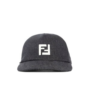 FENDI�@LOGO CAP�@FXQ768�@ATQJ�@F0QA1�@BLACK�@�t�F���f�B�@�����Y�@���S�L���b�v�@�u���b�N