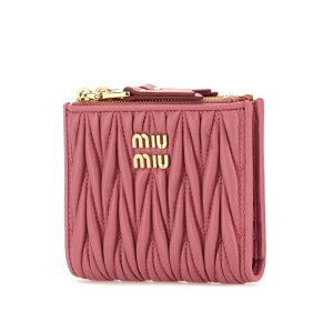MIU MIU@MATELASSE@BI FORD COMPACT WALLET@5ML024@AFPP@F0638@BEGONIA@~E~E@z@}ebZ@RpNgEHbg@xSjA@sN