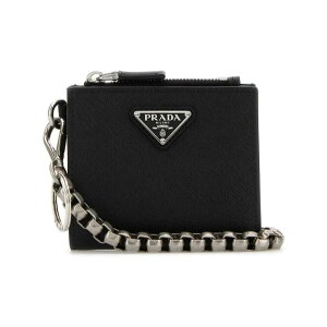 PRADA�@SAFFIANO TRIANGOLO�@2ML049�@2HJD�@F0002�@NERO�@�v���_�@�����Y�@2�܂�T�C�t�@�`�F�[���t���E�H���b�g�@�T�t�B�A�m�@�N���@�u���b�N