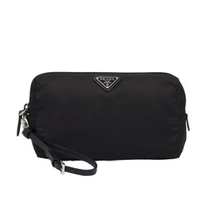 PRADA@MEDIUM RE-NYLON POUCH@1NS693@R067@F0002@NERO@v_@iC@|[`@N@ubN