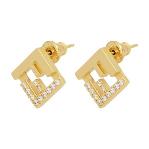 FENDI�@�s�A�X�@FOREVER FENDI EARRINGS�@8AL294�@ATEP�@F089U�@GOLD�@�t�F���f�B�@�s�A�X�@FF�@�S�[���h