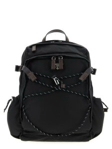 PRADA�@SPEEDROCK RE-NYLON AND LEATHER BACKPACK�@2VZ122_OOO�@2DMG�@F0002�@NERO�@�v���_�@�i�C�����@�V�����_�[�o�b�O�@�N��