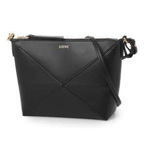 LOEWE�@PUZZLE FOLD POUCH�@C510PT1X01�@1100�@BLACK�@���G�x�@�p�Y���t�H���h�@�V�����_�[�o�b�O�@�|�V�F�b�g�@�N���@�u���b�N