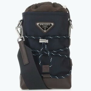PRADA�@SPEEDROCK RE-NYLON AND LEATHER SMARTPHONE CASE�@2ZT079�@2HE1�@F0008�@NAVY�@�v���_�@�V�����_�[�o�b�O�@�����Y�@�i�C�����@�l�C�r�[