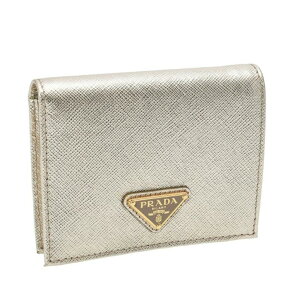 PRADA�@SMALL SAFFIANO BI-FOLD WALLET�@1MV204�@QHH�@F0846�@PYRITE�@�v���_�@2�܂�@�R���p�N�g�E�H���b�g�@�p�C���C�g�@�S�[���h