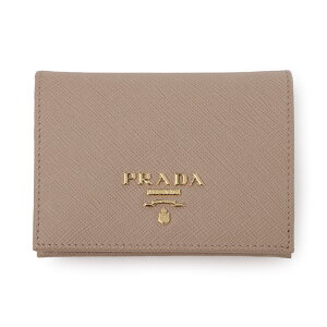 PRADA�@SAFFIANO METAL BI FOLD WALLET�@1MV204�@QWA�@F0236�@CIPRIA�@�v���_�@2�܂�@�R���p�N�g�E�H���b�g�@�x�[�W���@�`�v���A
