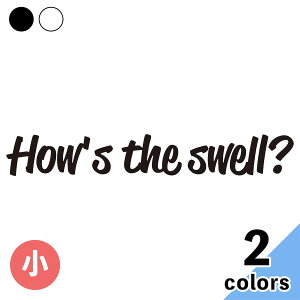 How�fs the swell �� �X�e�b�J�[ 3���� �؂蕶�� �J�b�e�B���O �� �o�C�N ���������� ������� �X�E�F�� wave �g�ǂ� �T�[�t�B�� ���[�J�[�f�J�[�� �E�H�[���X�e�b�J�[ �L�����[�o�b�O �u�����h �v