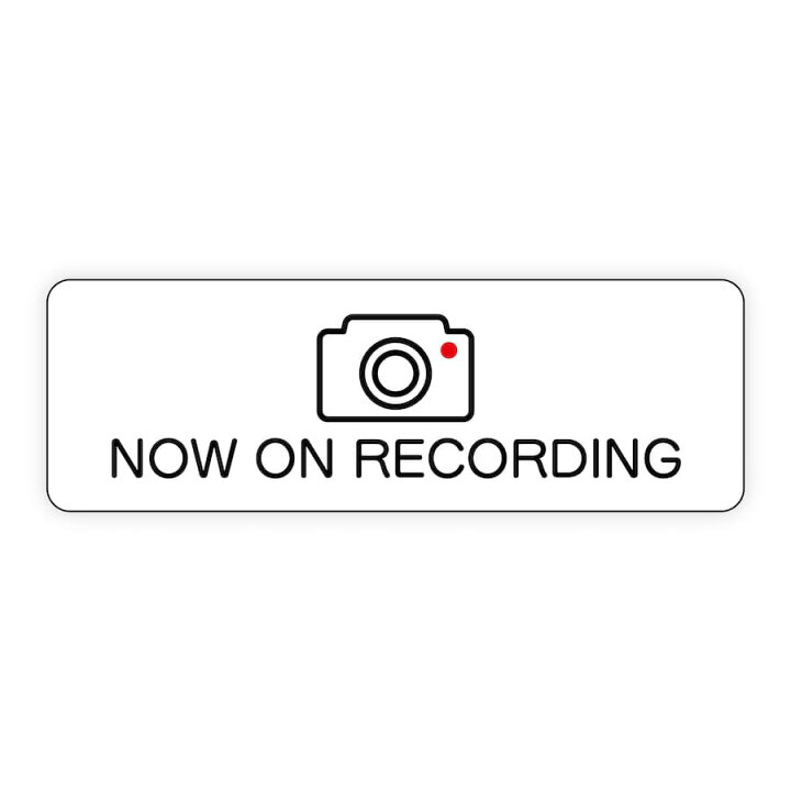 楽天市場 Mag4 ドライブレコーダー 録画中 Rec マグネット ステッカー Recording ドラレコ 搭載車 危険運転 盗難 いたずら 防止 注意喚起 取り外し 英語 日本語 シンプル 白 メール便送料無料 Ptドリームボックス