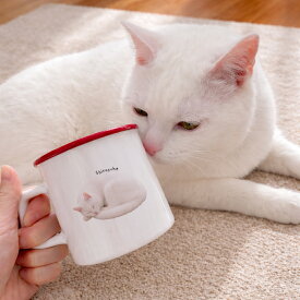 【写真でつくる】うちの子 オリジナルマグカップ（子ども・ペット対応）ホーロー風 陶器製マグ 母の日 父の日 誕生日 バースデー 敬老の日 犬 猫 おしゃれ ギフト 写真プリントおしゃれ プレゼント 贈り物