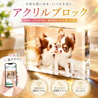 アクリルブロック 印刷 プリント アクリル ブロック オリジナル 写真 名入れ対応 アクリルキューブ フォ…