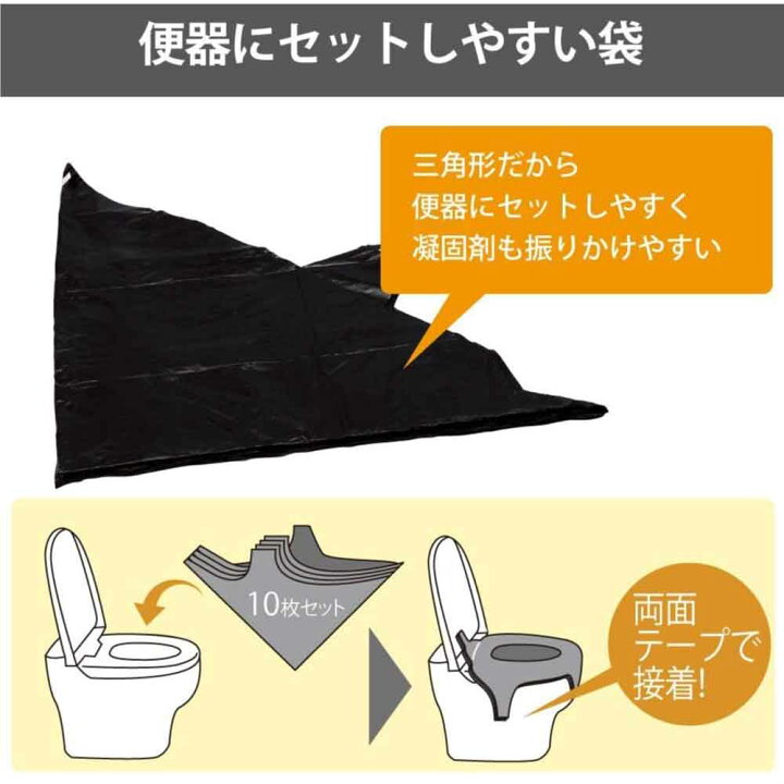 楽天市場】[コクヨ] 袋式トイレ 100回分 防災の達人 防災 非常用 