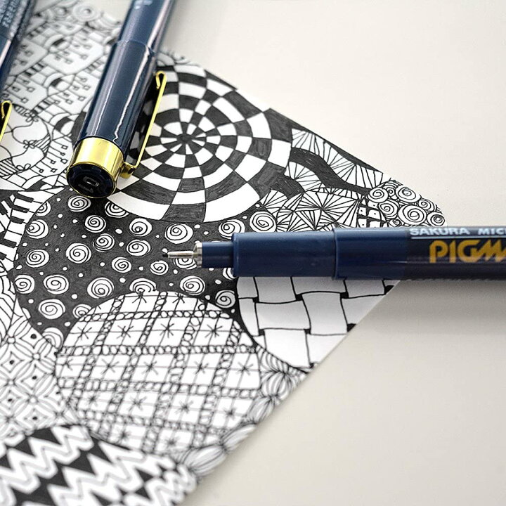 楽天市場】[サクラクレパス] 水性ペン ピグマ003 ミリペン 顔料 耐水性 耐光性 にじみにくい 黒 セピア SAKURA PIGMA  water-based pigment ink pen ESDK003 : プリントドッグ