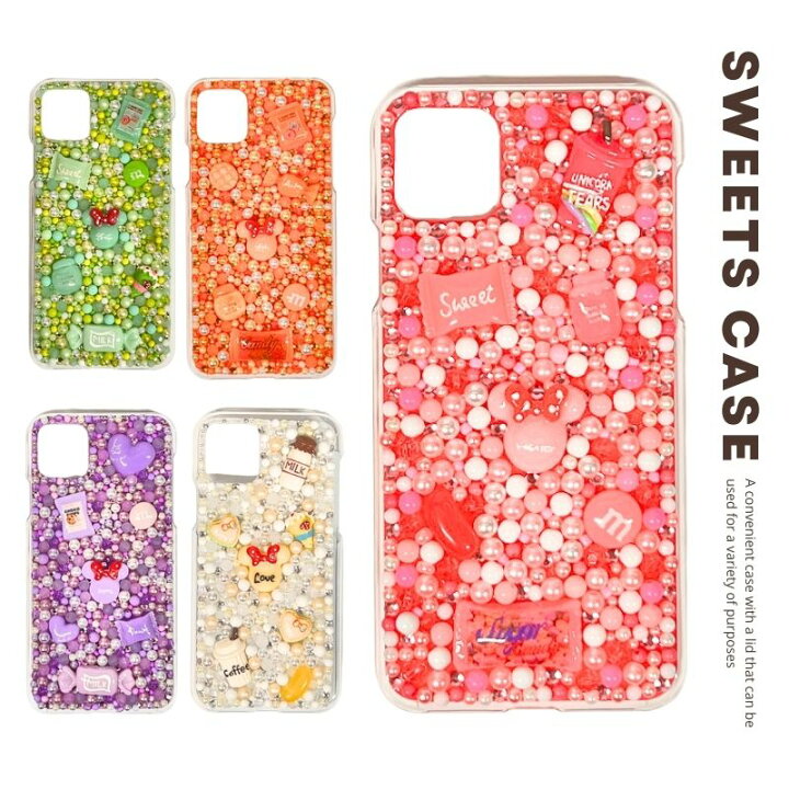 楽天市場】iPhone ケース スイーツ デコ かわいい ハンドメイド スマホ 