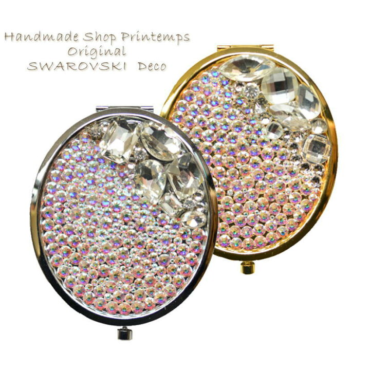 楽天市場】SWAROVSKI & ビジュー オーバル型 プッシュボタン 