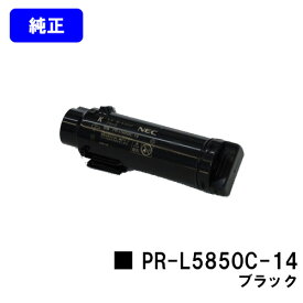 NEC トナーカートリッジ PR-L5850C-14 ブラック【純正品】【翌営業日出荷】【送料無料】【MultiWriter 5850C/MultiWriter 400F】