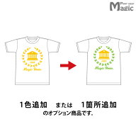 オリジナルTシャツ【オプション】Tシャツポロシャツパーカートレーナーバッグエプロン1色または1ヶ所追加