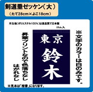 剣道垂　ゼッケン　大　H28cm×W18cm　ネーム　名前入れ