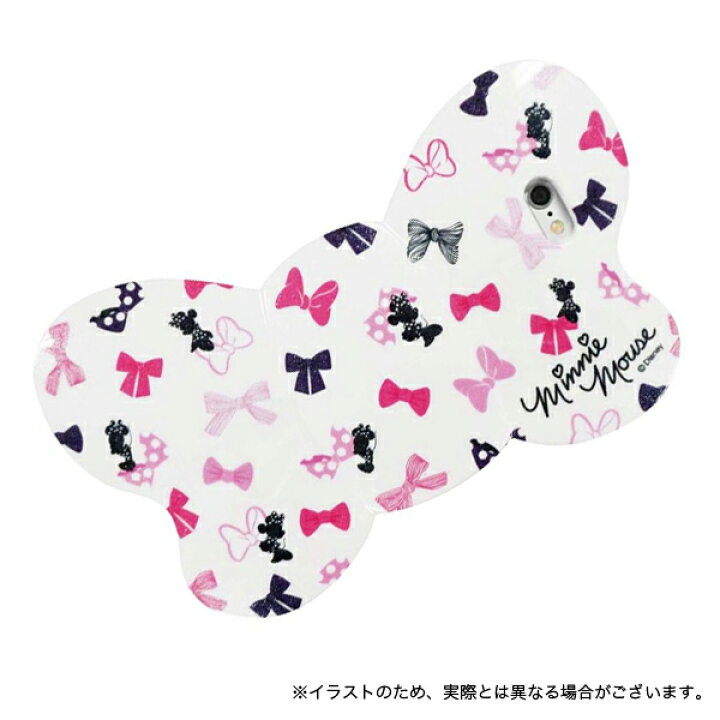 楽天市場 ミニーちゃん でかリボンケース Iphone6s Iphone6 対応 ホワイト ビッツ ボブ