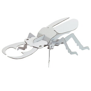 只今ポイント10倍 ハコモ ダンボール工作キット hacomo kids クワガタムシ THM-0296 クワガタムシ 白