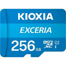 ポイント増量中 KIOXIA キオクシア(旧東芝) microSD Exceria microSDXC U1 R100 C10 フルHD 高速読み取り 100MB/s 256GB LMEX1L256GG2