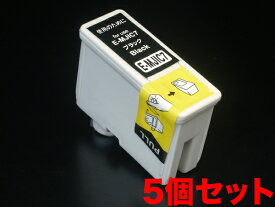 【スーパーセールと当店ポイント10倍 】 MJIC7 エプソン用 MJIC 互換インクカートリッジ ブラック 5個セット ブラック5個セット MJ-810C MJ-830C MJ-830CS MJ-830CS2 PM-2000C PM-600C PM-670C PM-680C PM-700C PM-750C