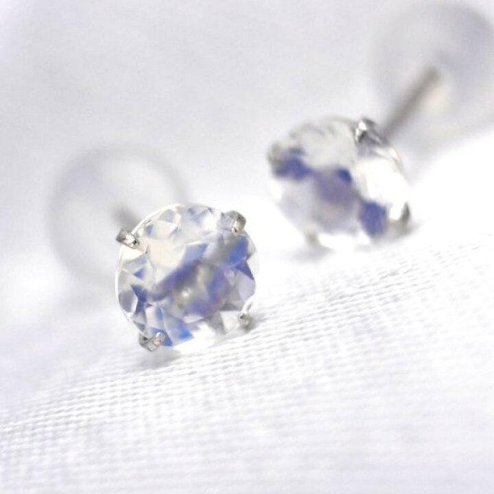 楽天市場】プラチナ900 シンプルスタッドピアス Pt900 ブルームーン 