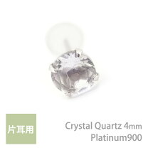 楽天市場】水晶 ピアス プラチナの通販