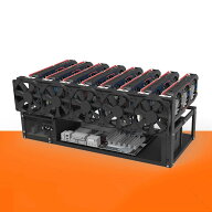 GPUマイニングリグフレーム 6 8 GPU オープンエア コンピューターケース マイナーアクセサリーツール フ…