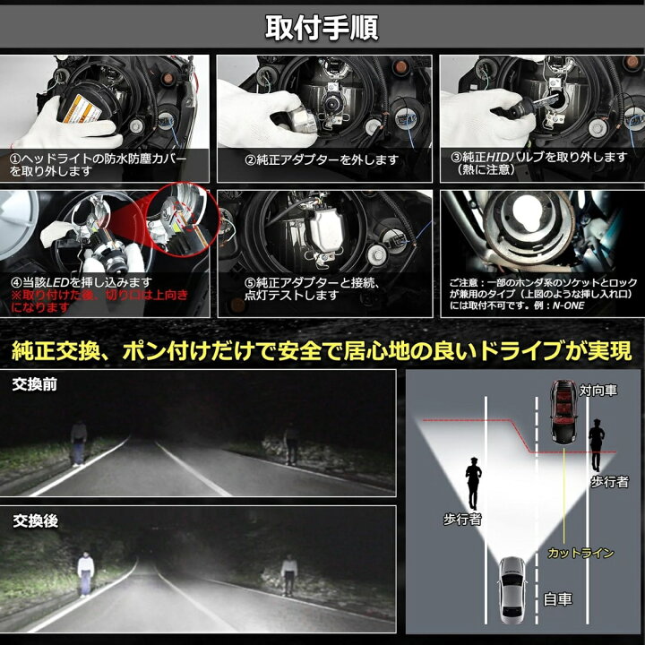 楽天市場】レクサス LEXUS IS 純正HIDをLED化 LED ヘッドライト バルブ 