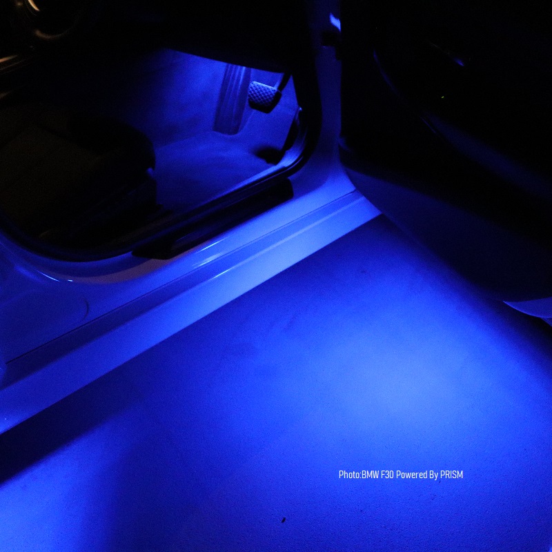 楽天市場】BMW LED カーテシ フットランプ ブルー 青色 純正ハロゲン 