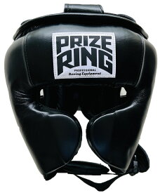 PRIZE RING/プライズリング "Professional SS" 本革製ボクシング用ヘッドギア　黒 M / L
