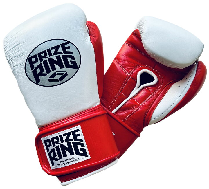 楽天市場】PRIZE RING “Professional SS” ボクシンググローブ 白/赤 