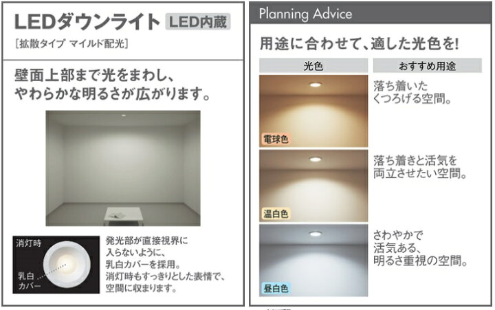 楽天市場】パナソニック ダウンライト LSEB5613LE1(LGD1201LLE1相当品 