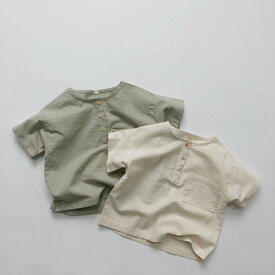 Tシャツ キッズ 男の子 女の子 半袖 ベビー服 tシャツ 子供服 トップス シャツ ジュニア 綿 コットン カットソー 夏服 ユニセックス 子ども服 赤ちゃん おしゃれ 可愛い 保育園 幼稚園 小学生 80cm 90cm 100cm 110cm 120cm 130cm 誕生日 プレゼント シンプル 送料無料