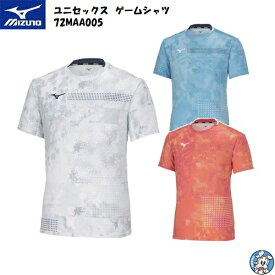 【2023年新製品】【1枚のみメール便可】MIZUNO ミズノ バドミントン テニス ウェア ユニセックス ゲームシャツ 72MAA005