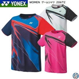 【1枚のみメール便可】YONEX バドミントン テニス ウェア レディース ゲームシャツ 20672 アパレル