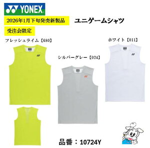 �y�󒍉����z�y1���̂݃��[���։zYONEX ���l�b�N�X 10724Y UNI �j�����p �Q�[���V���c �m�[�X���[�u �o�h�~���g�� �e�j�X �E�G�A �X�|�[�c�E�F�A 2026SS 2026�N�t��