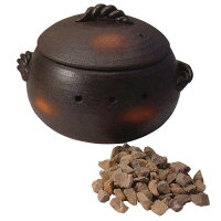 石焼き芋鍋 丸型 (中) 萬古焼 焼いも 器 壺つぼ

