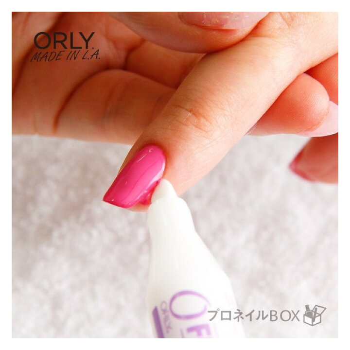 楽天市場 在庫限り オーリー Orly フローレスフィックス ネイル はみ出し 修正液 品番 プロネイルｂｏｘ 楽天市場店