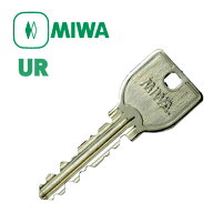 美和ロック(MIWA)純正合鍵(URシリンダー用/1本)精度が高く合鍵の作りにくいメーカー純正キーです♪【子鍵…