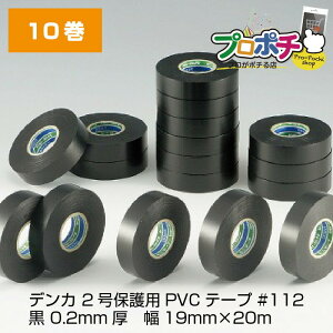 y݌ɗLz Denka/fJ 2یpPVCe[v #112  0.2mm 19mm×20m ≏e[v 10