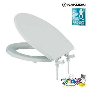 【お買い物マラソン】【ポイント5倍】【取寄品】 233-716 前丸便座 ホワイト 標準・大型 洋式便座 普通便座 エロンゲート兼用 前丸タイプ 取替 カクダイ KAKUDAI