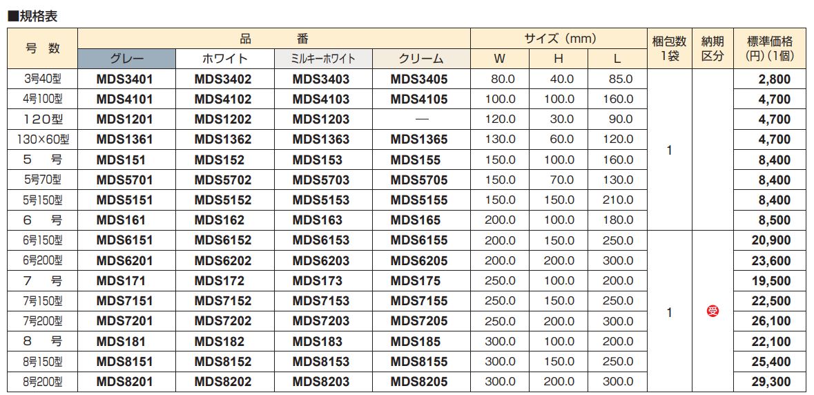 MDM8152：エムケーダクト付属品 平面マガリ 8号 150型（ホワイト）